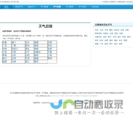 历史天气查询