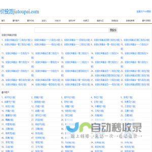 机构持股查询