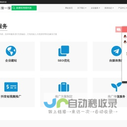 企业网站建设SEO优化自媒体推广抖音推广