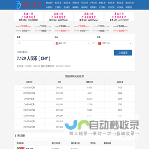 实时汇率查询与外汇兑换计算器