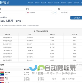 免费在线人民币汇率换算查询