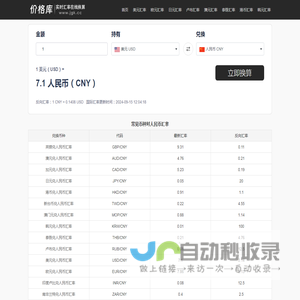 价格库汇率网
