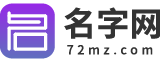 取名字